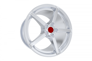polished aluminum wheel