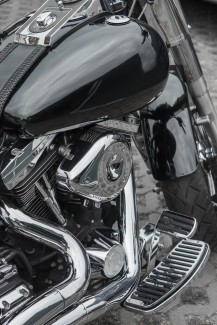 metal polished motorcycle