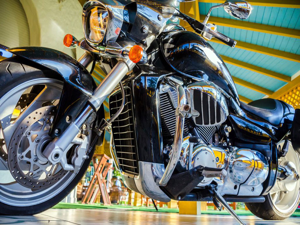 Chrome Polished Show Motorcycle