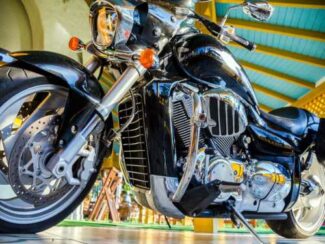 Polished Chrome Show Motorcycle