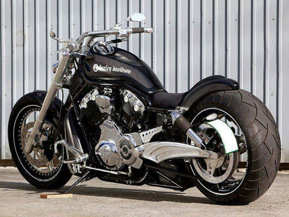 Black Shiny Motorcycle