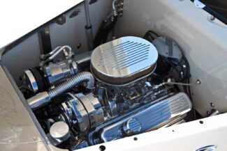 Hot Rod Engine polished with sheen genie chrome polish